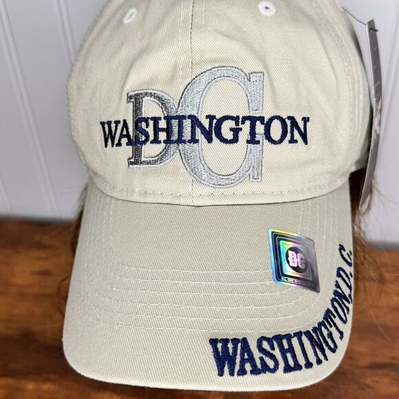 WASHINGTON DC Hat Baseball Ball Cap ADJUSTABLE Adult Relaxed Fit Embroidered NWT - Picture 2 of 7
